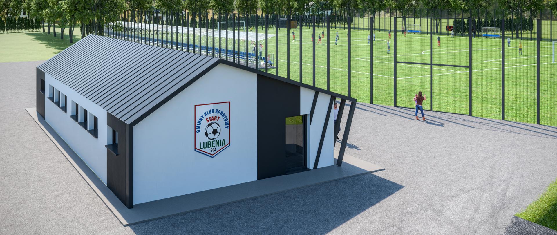 Wizualizacja stadionu sportowego