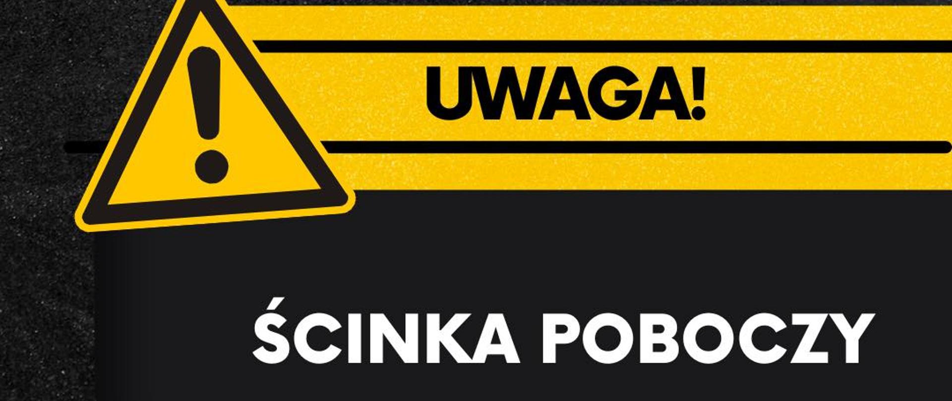Komunikat dotyczący ścinki poboczy w Sobinie