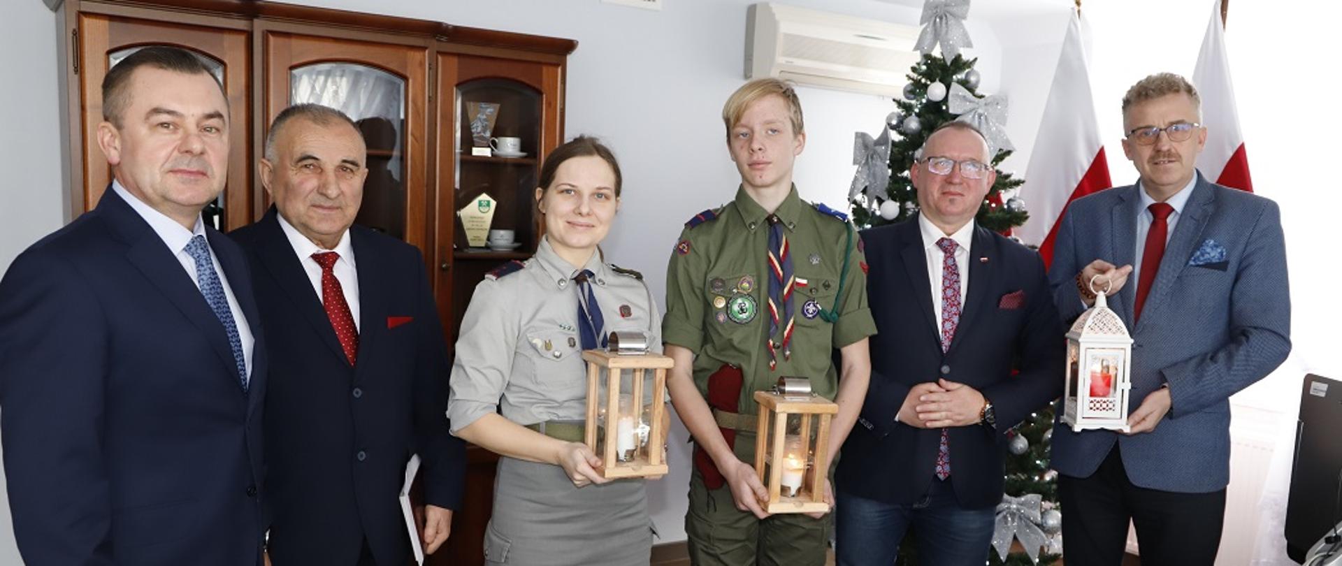 Betlejemskie Światło Pokoju w powiecie koneckim