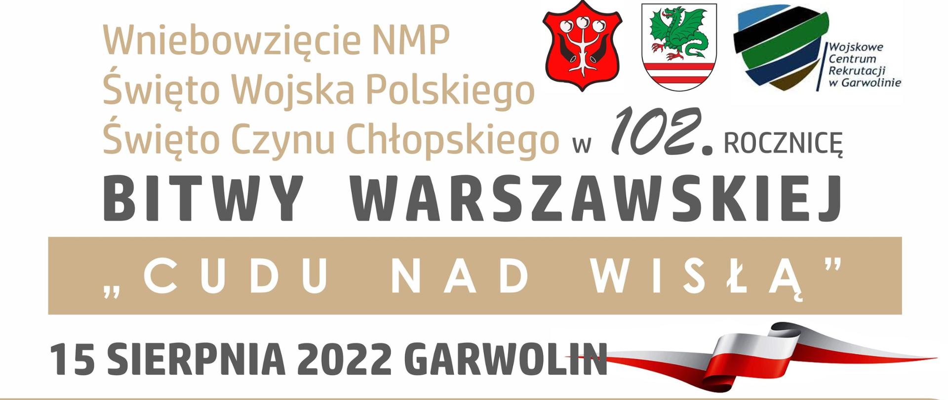 102 rocznica Bitwy warszawskiej - plakat