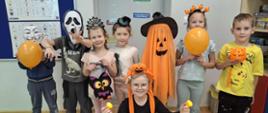 Kolorowa lekcja o zwyczajach Halloween w klasie I