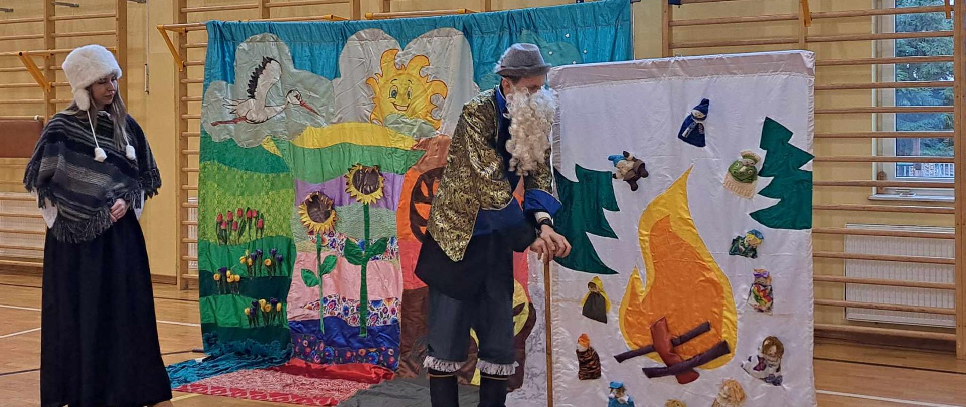 Teatrzyk pt: "Baśń o 12 miesiącach"