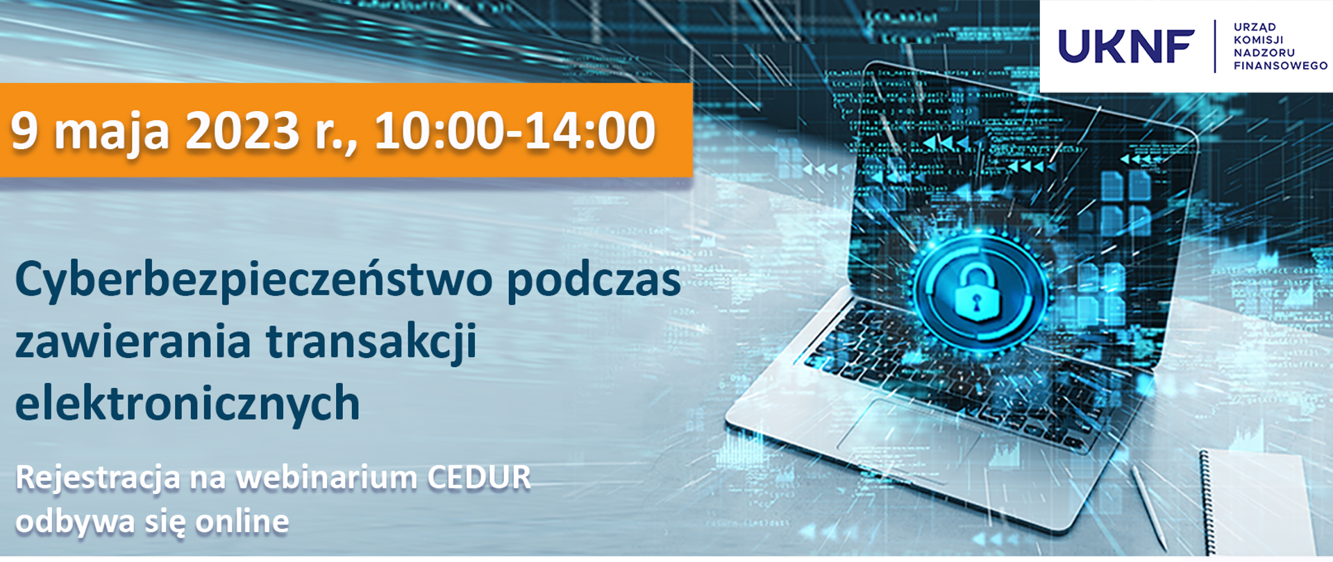 Zdjęcie przedstawia webinarium o cyberbezpieczeństwie.