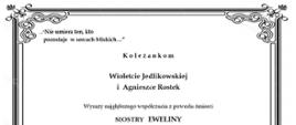 Kondolencje Ewelina GOPS