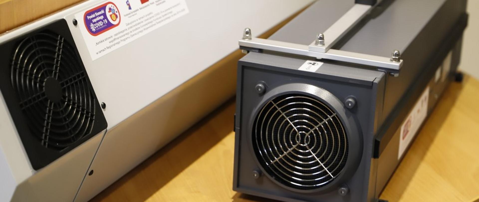 Lampa bakteriobójcza i urządzenia Aerovir do oczyszczania powietrza