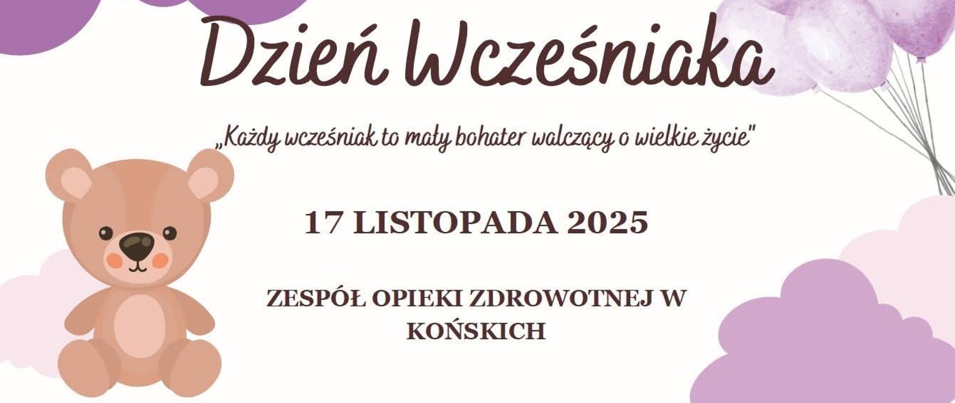 Światowy Dzień Wcześniaka w koneckim szpitalu