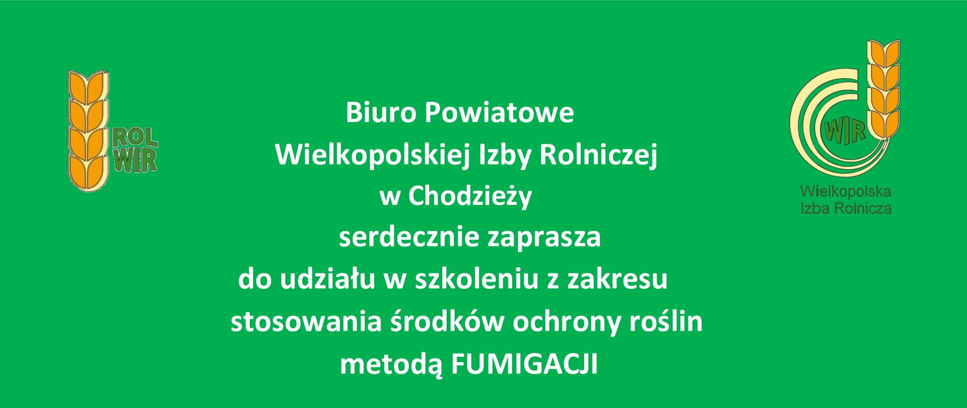 Informacja Wielkopolskiej Izby Rolniczej