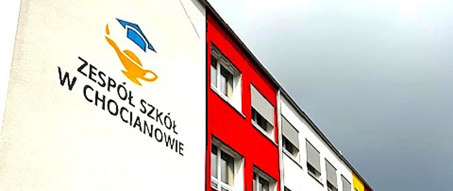 Budynek Zespołu Szkół w Chocianowie.