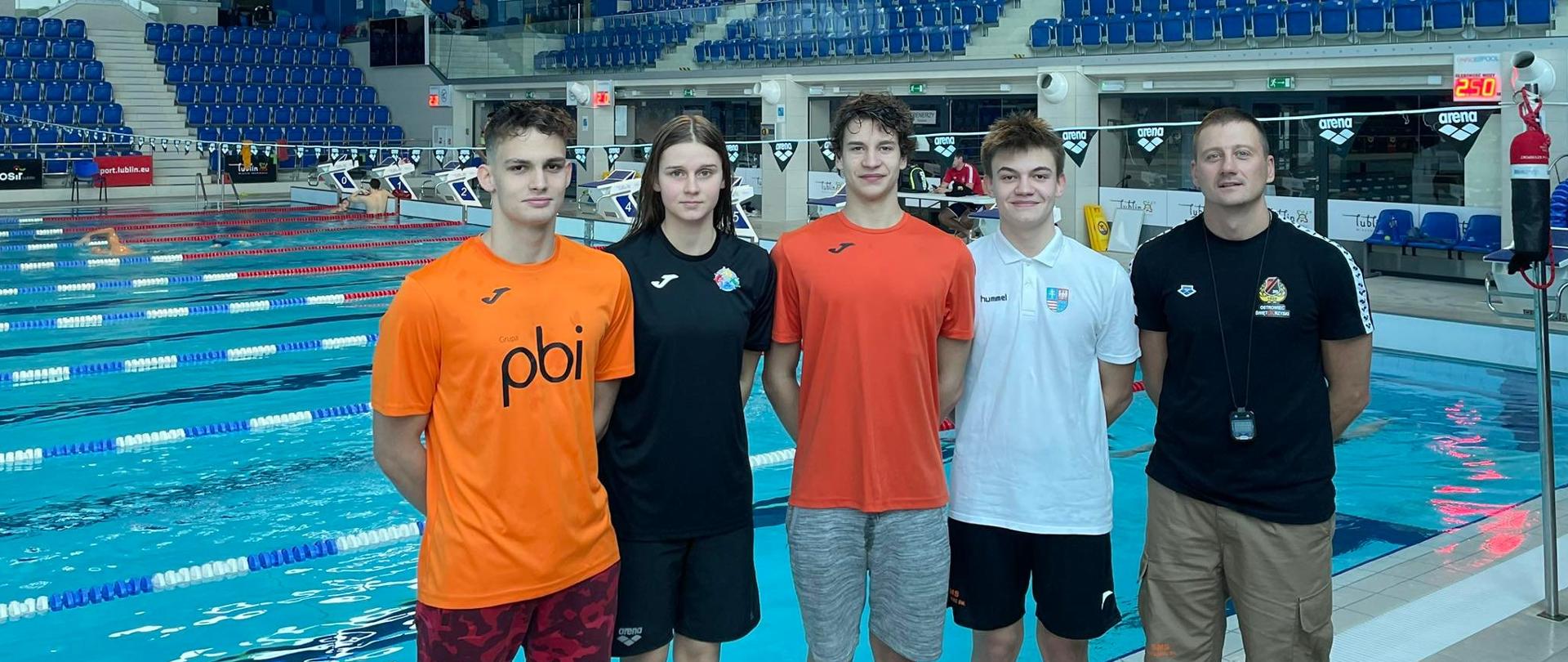 Uczniowie SMS Ostrowiec w Kadrze Narodowej Juniorów w pływaniu