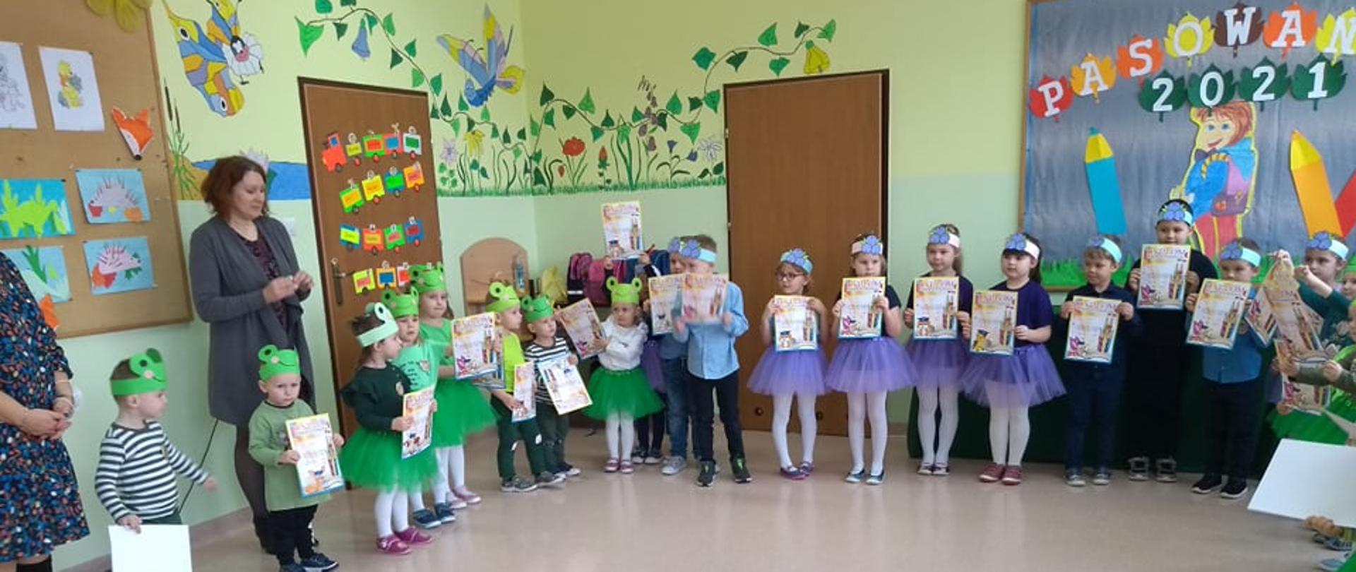 Pasowanie na Przedszkolaka w Publicznym Przedszkolu w Sarnówku