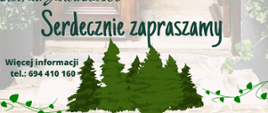 Plakat zapraszający na dni otwarte Nadleśnictwa w Kraśniku
