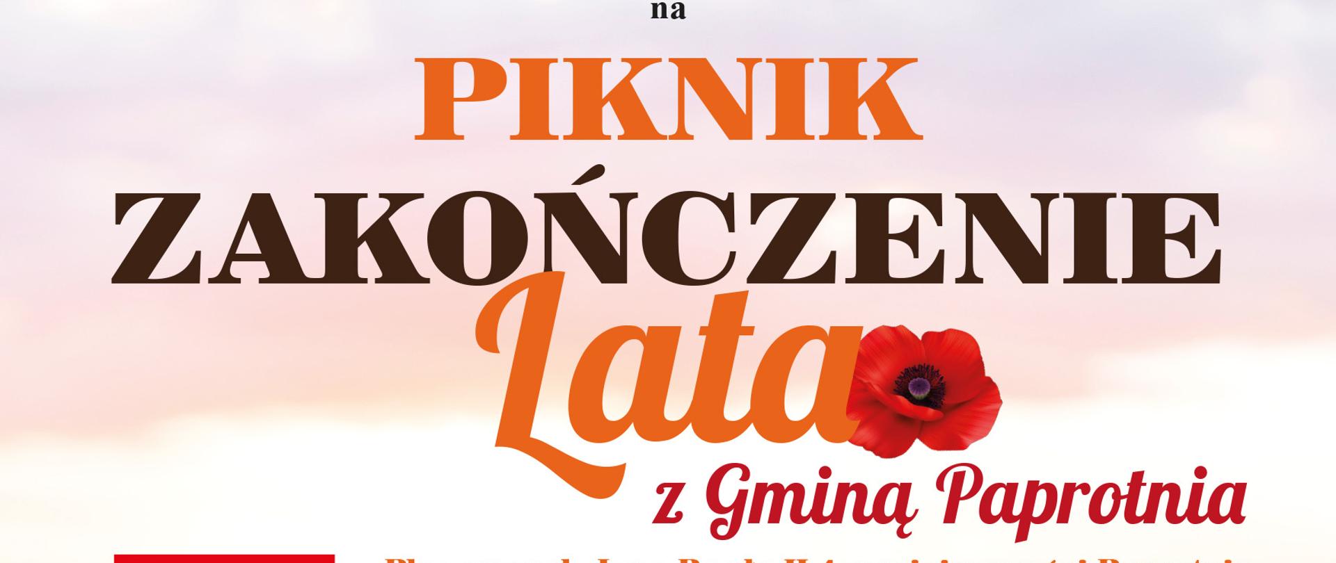 Piknik Zakończenie lata z Gminą Paprotnia