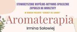 informacja o warsztatach. Szczegóły w treści informacji