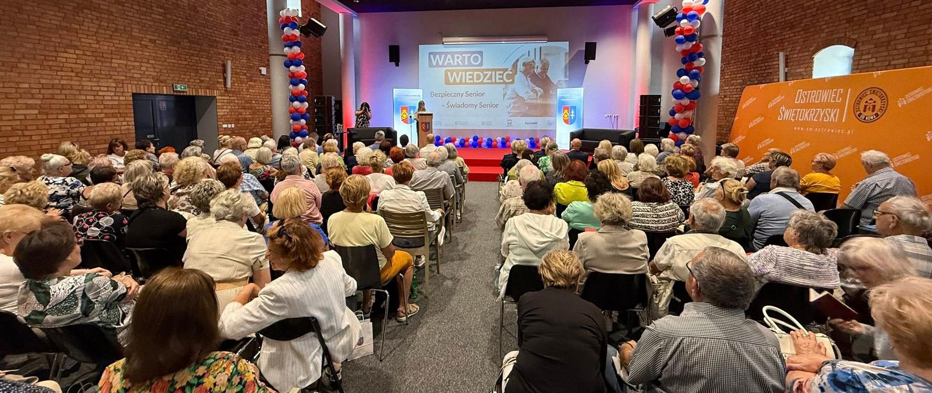 Spotkanie Edukacyjne w ramach programu „Bezpieczny Senior – Świadomy Senior” w Ostrowcu Świętokrzyskim