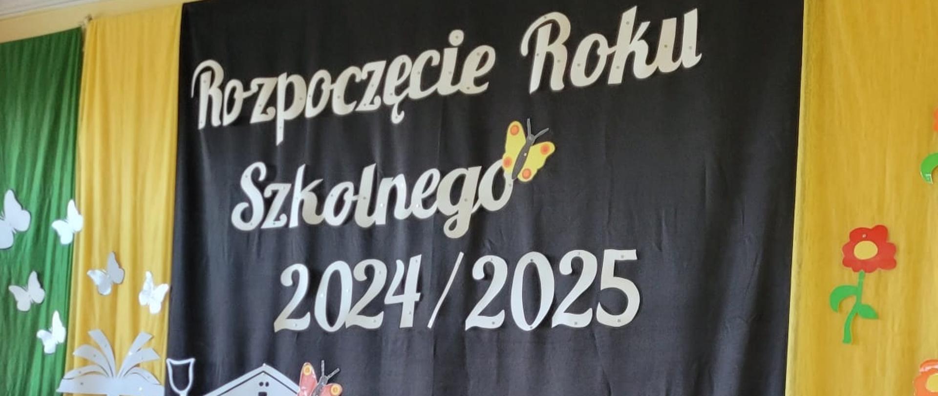 Dekoracja - Rozpoczęcie roku szkolnego 2024/2025.