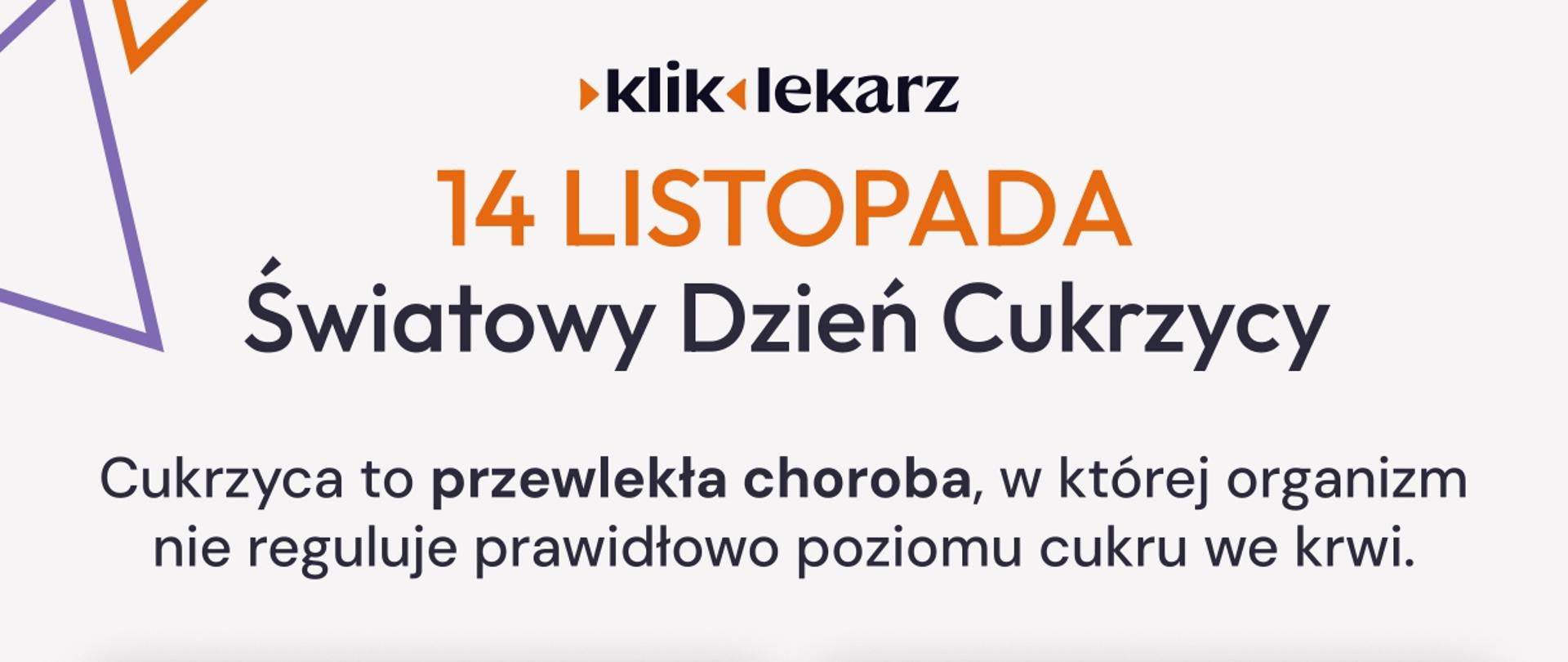 14 listopada obchodzimy Światowy Dzień Cukrzycy