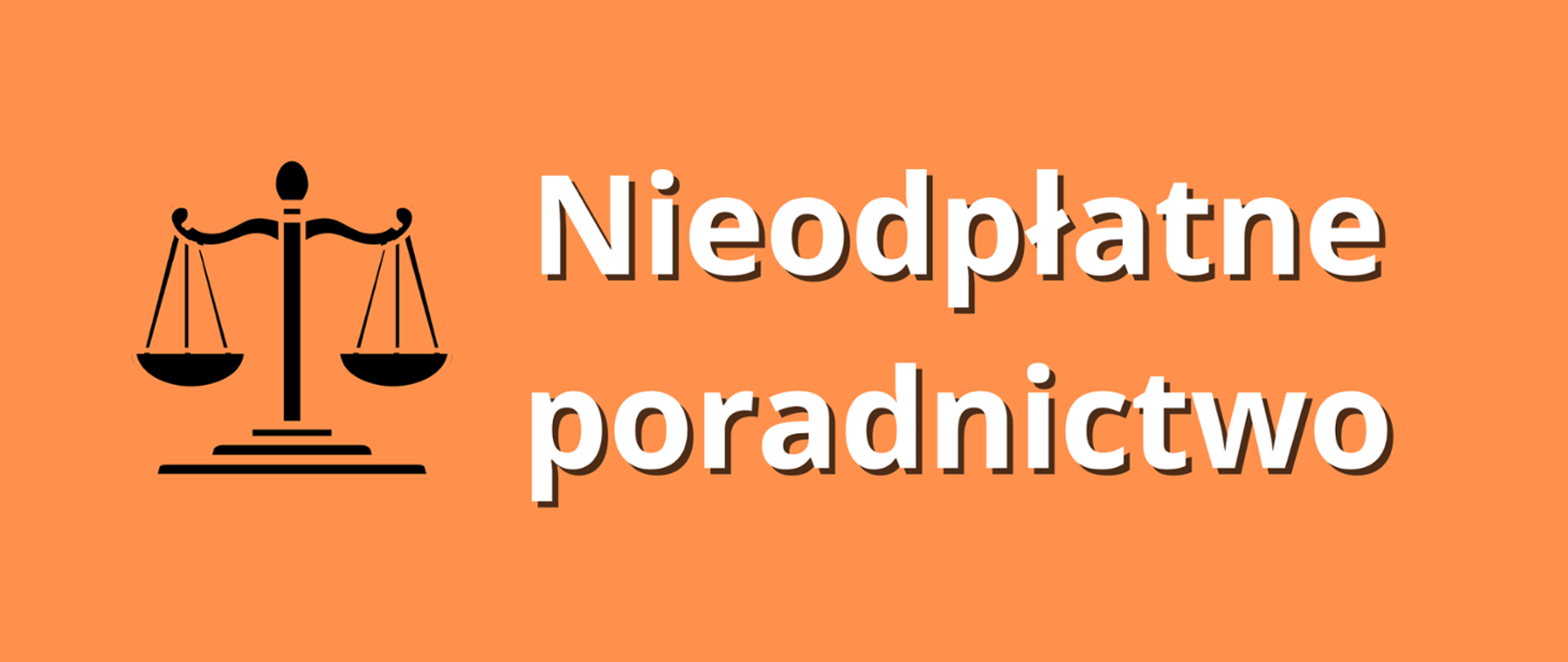 Baner Nieodpłatnego poradnictwo