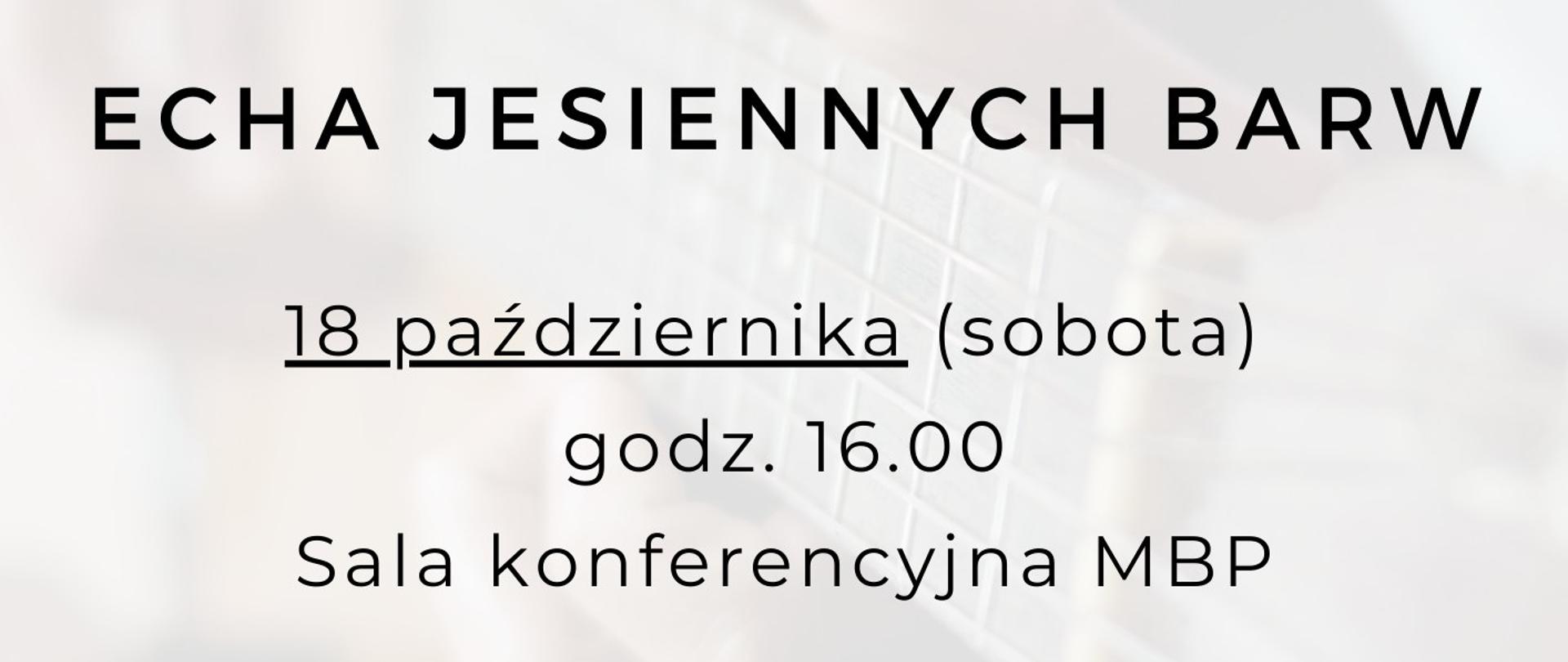 plakat koncert w miejskiej bibliotece 