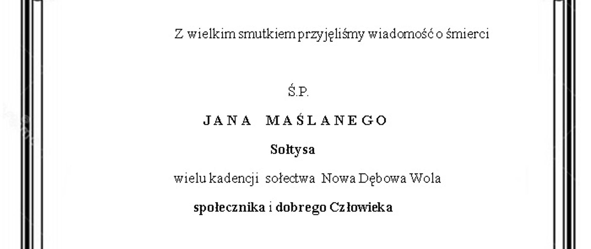 Kondolencje_JMaslany