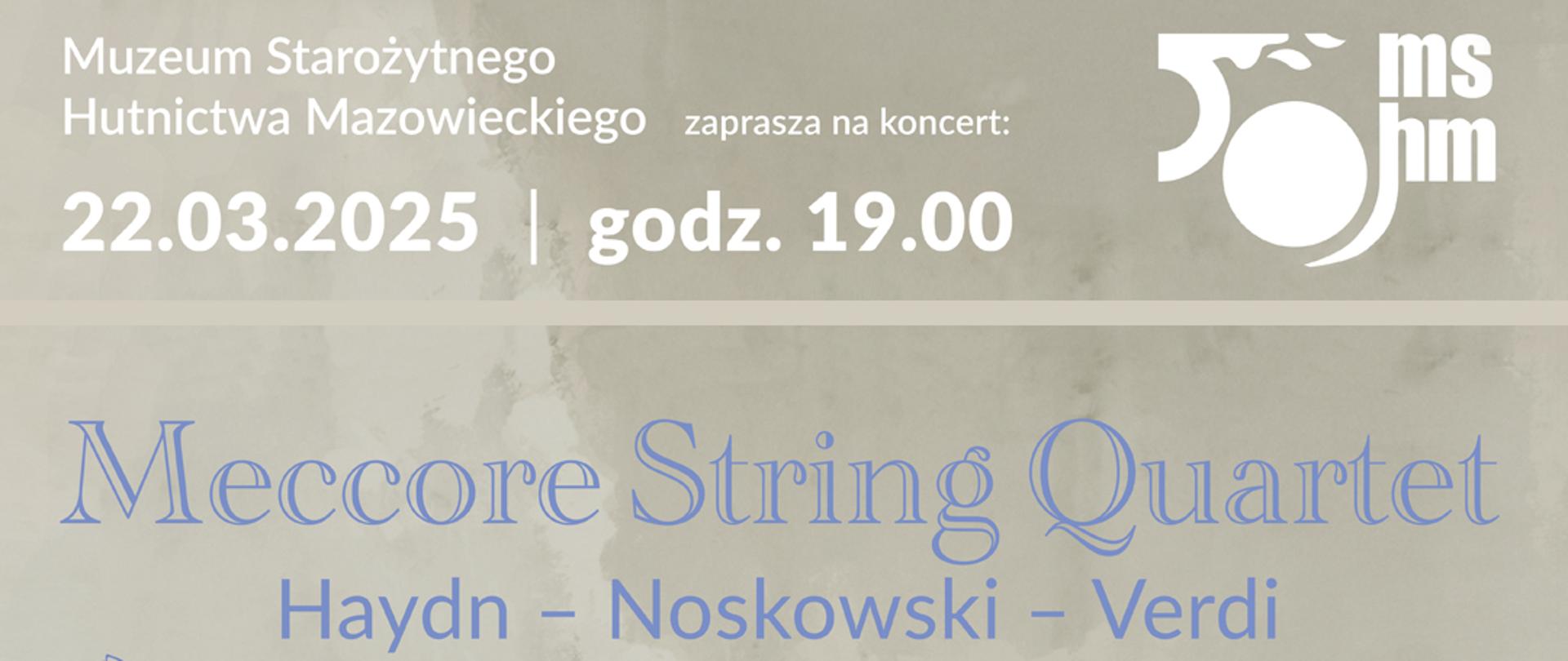 koncert Meccore String Quartet 