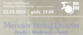 koncert Meccore String Quartet 