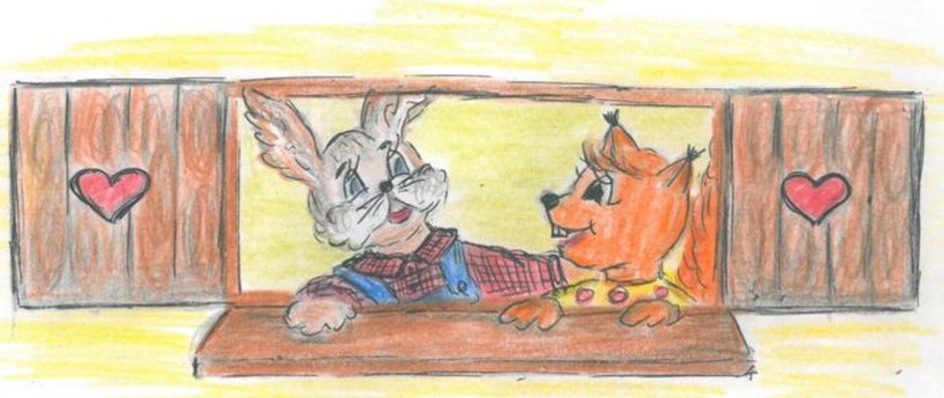ilustracja ze zwierzątkami