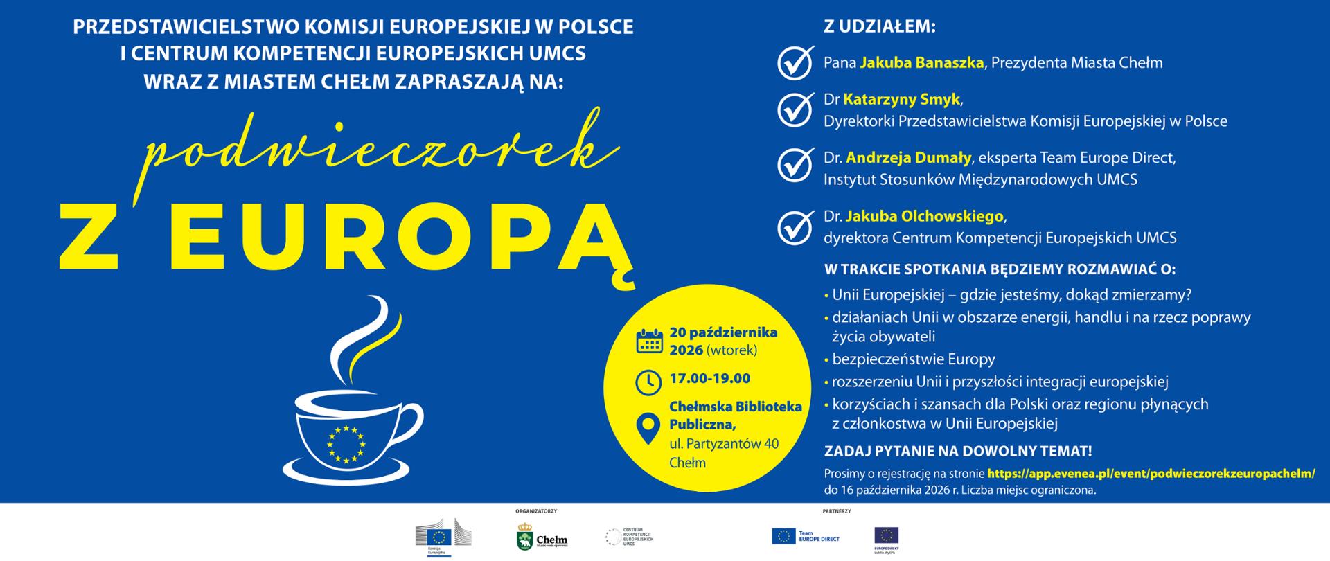 Podwieczorem z Europą w Chełmie 