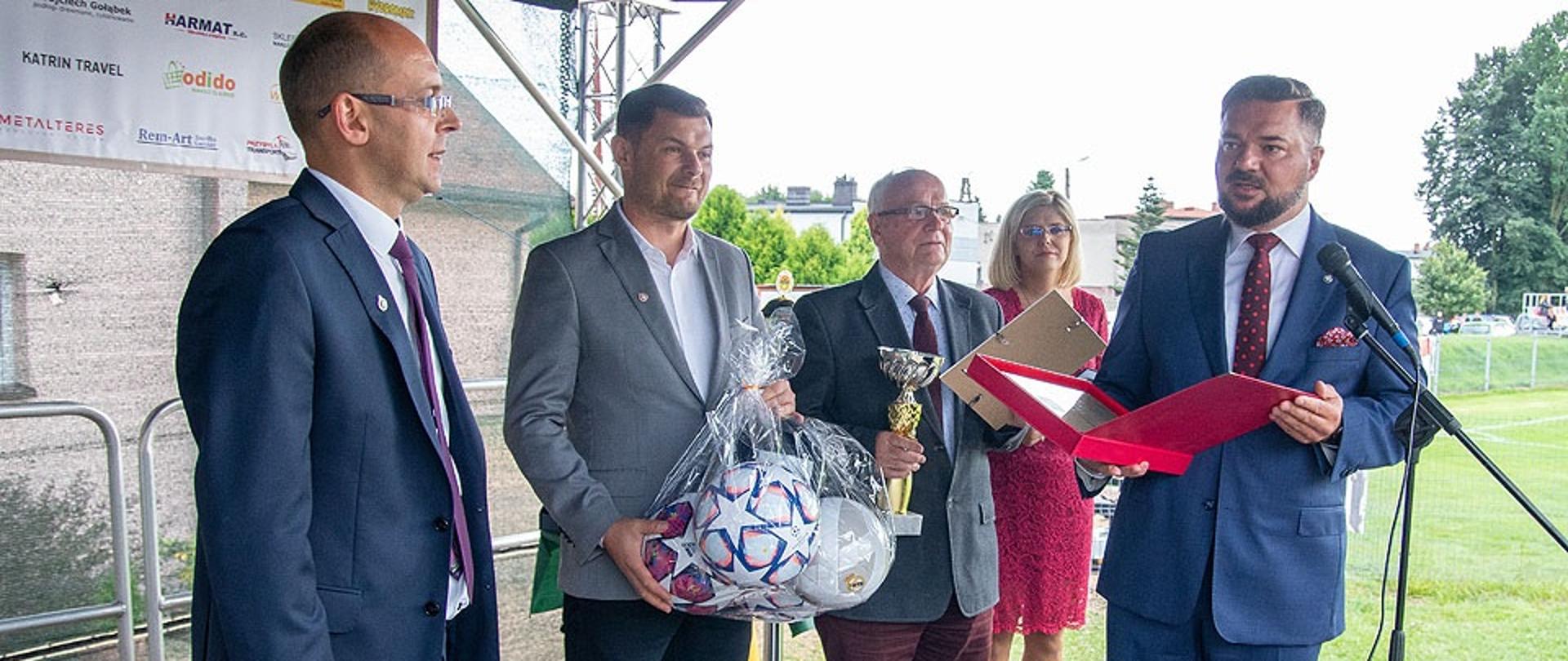 Obchody 100-lecia LKS Orzeł Nakło Śląskie fot. slzpn.pl