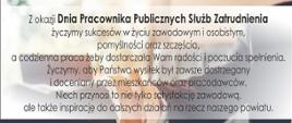 Życzenia z okazji Dnia Pracownika Publicznych Służb Zatrudnienia