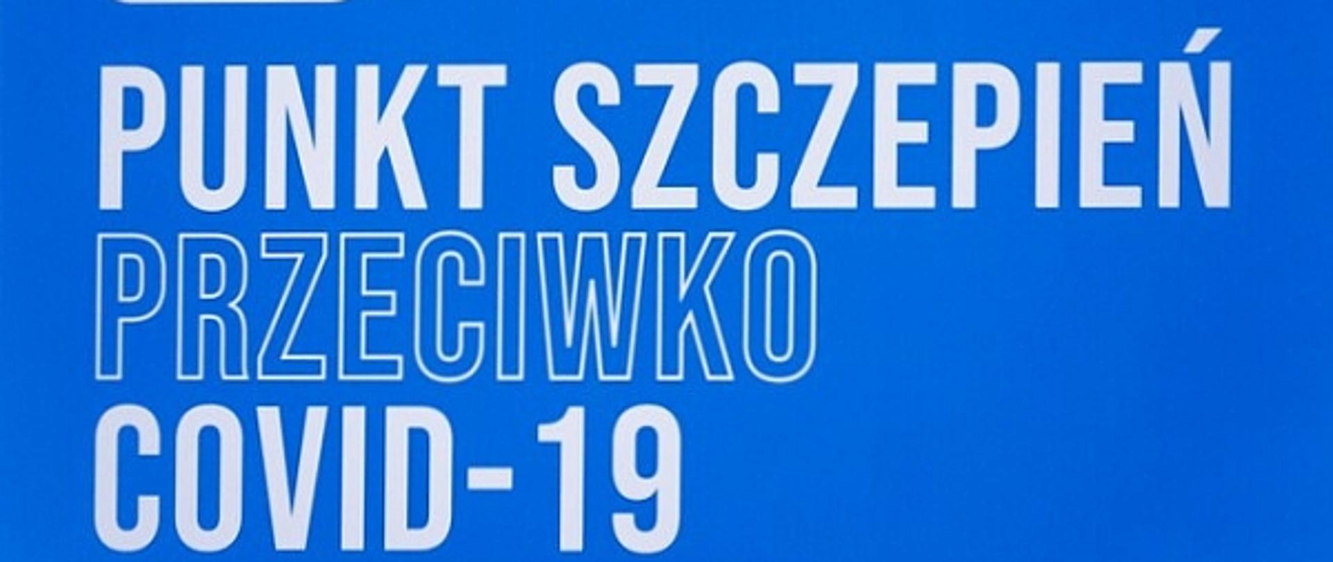 Punkt szczepień przeciwko COVID-19