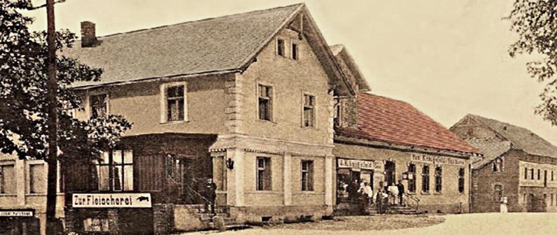 Kompleks budynków handlowo-gastronomicznych w 1906 roku