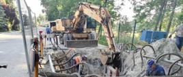 Postęp prac związanych z wykonaniem tranzytu kanalizacji - do 11 czerwca 2021 r.
