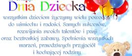 Życzenia z okazji Dnia Dziecka