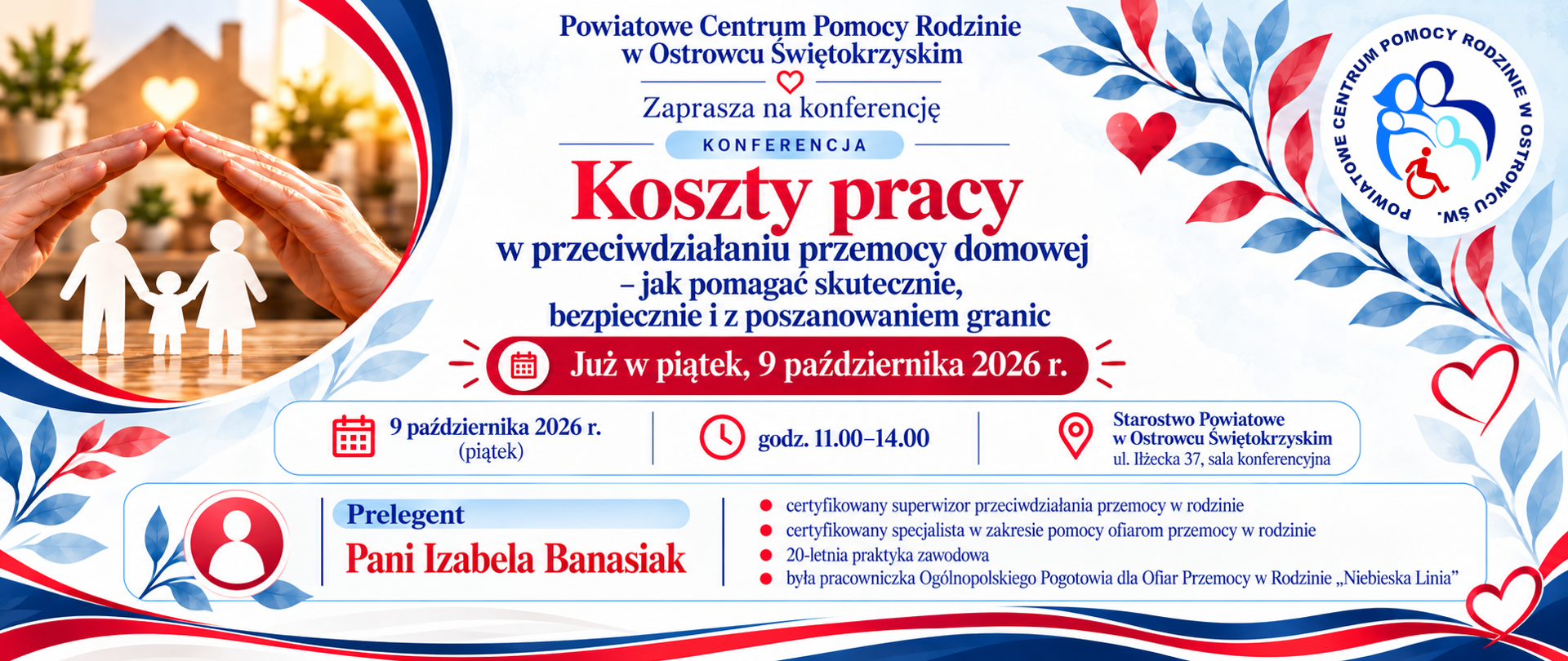 Już 9 października konferencja poświęcona przeciwdziałaniu przemocy domowej