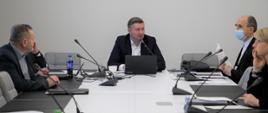 Spotkanie zarządu - Starosta rozmawia z Wicestarostą 