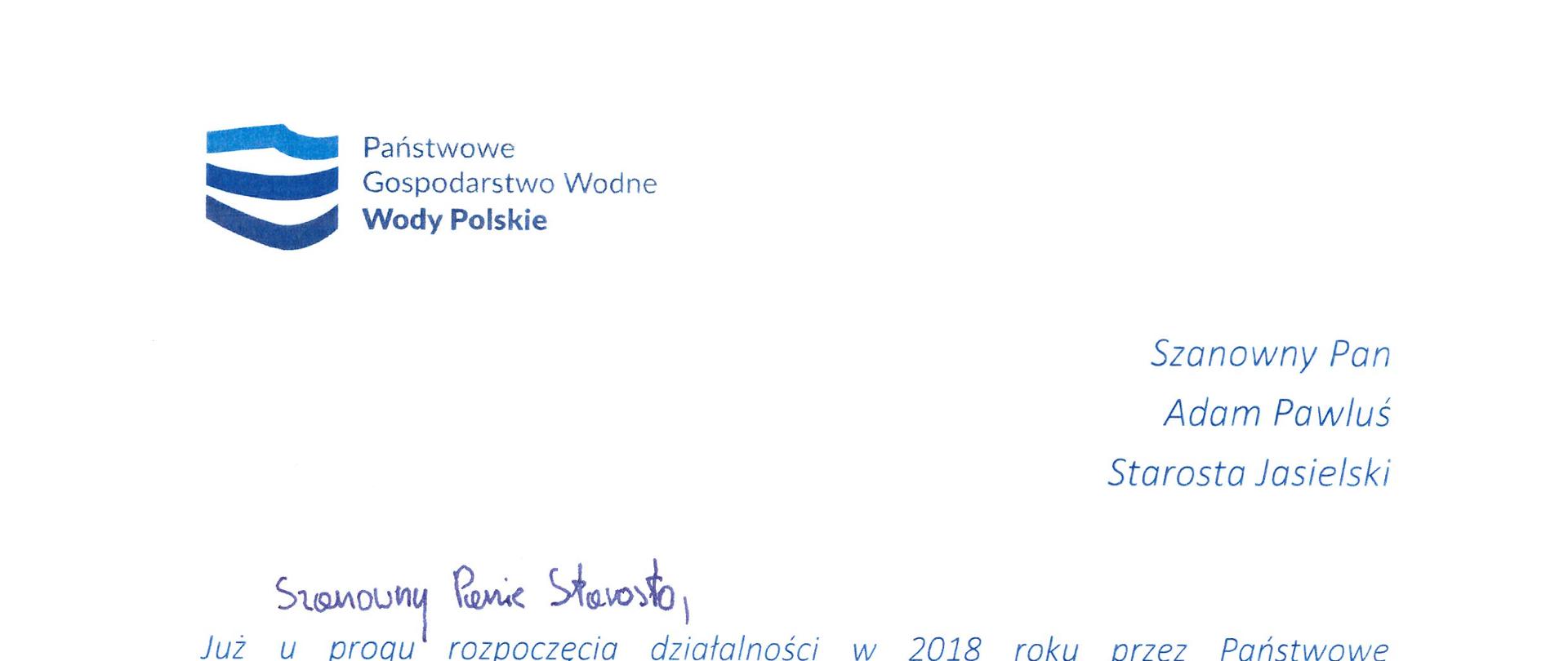 Życzenia bożonarodzeniowe - Państwowe Gospodarstwo Wodne Wody Polskie. Zarząd Zlewni w Jaśle