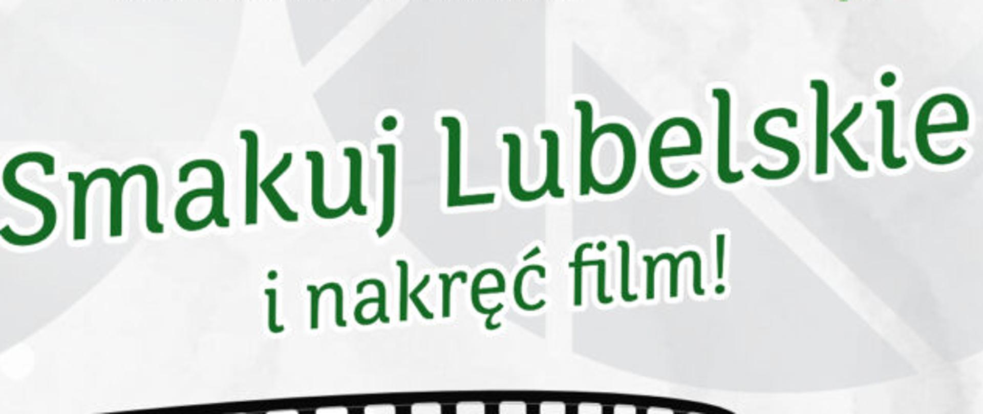 Plakat zachęcający do wzięcia udziału w konkursie filmowym