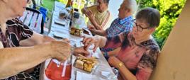 seniorzy podczas pikniku z okazji powitania lata