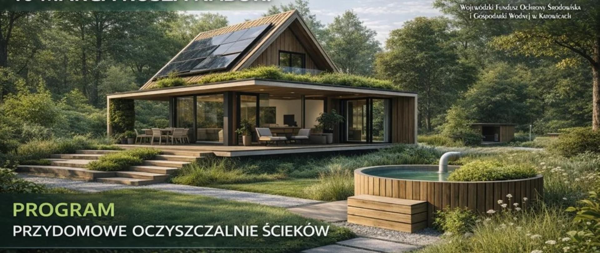 Budynek wśród zielonej roślinności