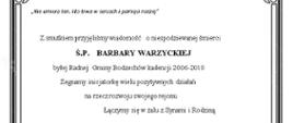 kondolencjeBWarzycka