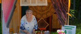 Na stoisku Pani Tamara Krawczyk.