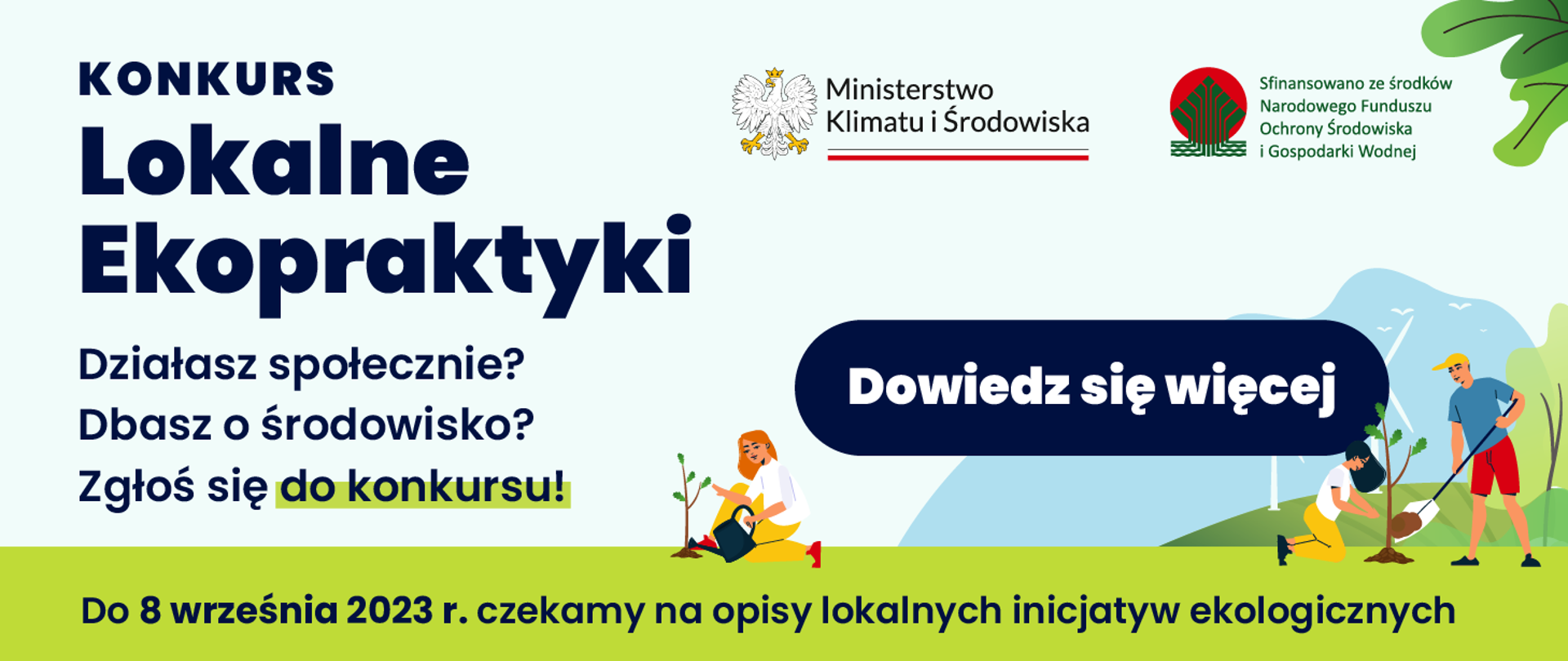 Zaproszenie na konkurs dotyczący lokalnych ekopraktyk 