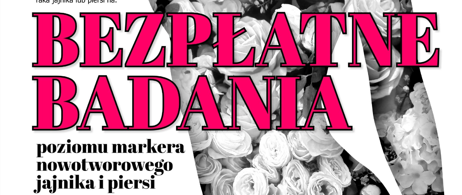 Zaproszenie na Bezpłatne Badania Nowotworowe dla Kobiet Powyżej 40. Roku Życia 