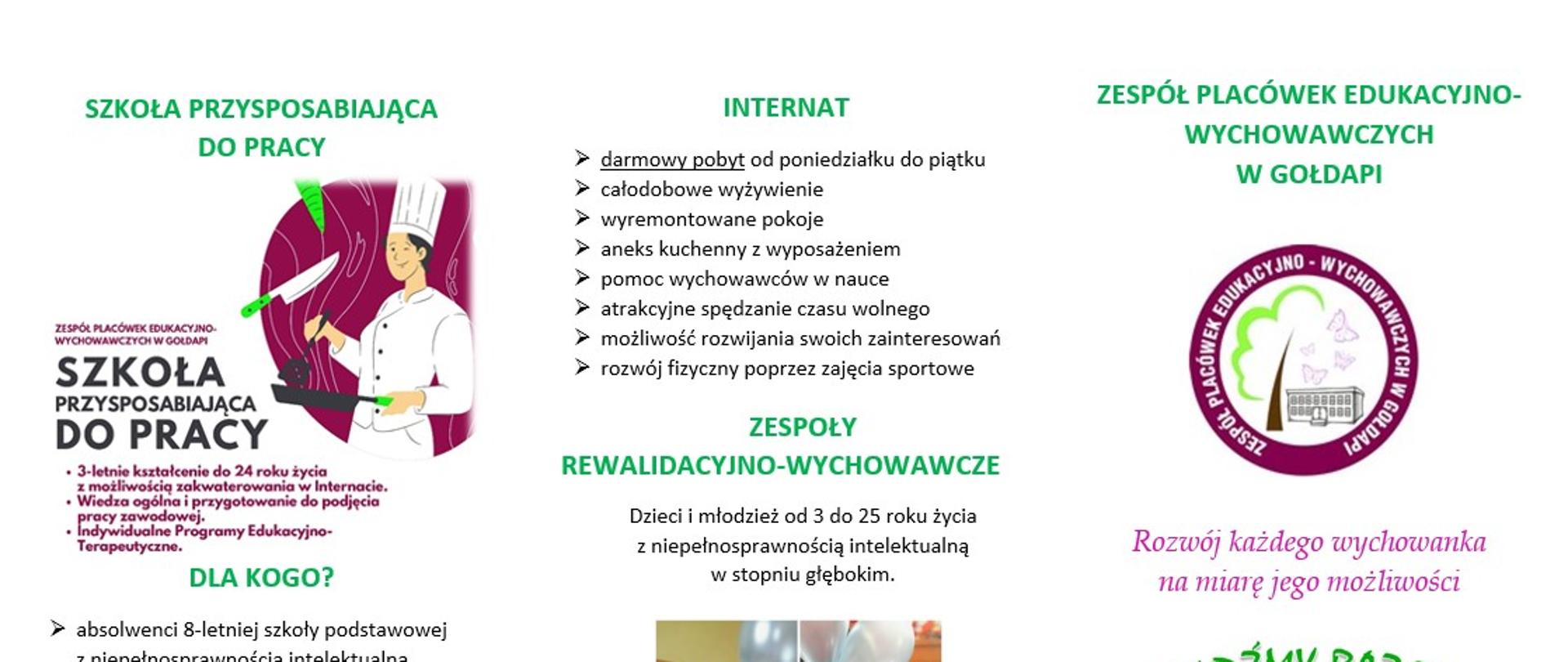 Zespół Placówek Edukacyjno-Wychowawczych w Gołdapi – Szkoła przysposabiająca do pracy
