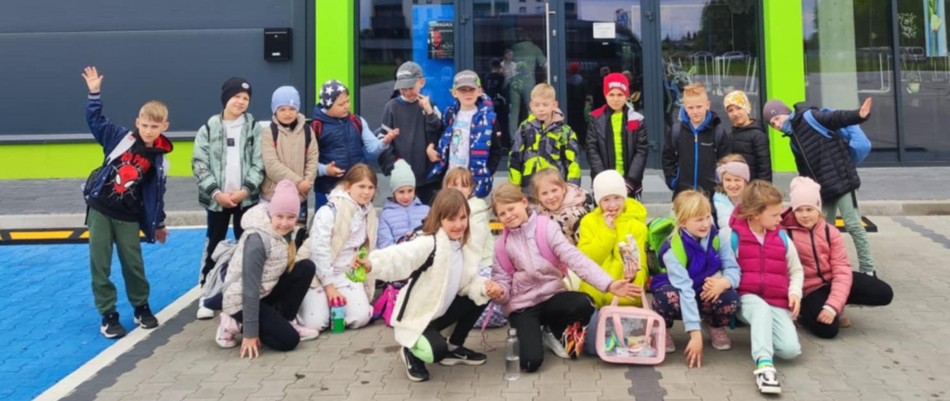 Klasa 1C w Parku Rozrywki "Figlo" w Łukowie
