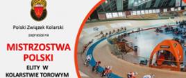 Mistrzostwa Polski Elity w Kolarstwie Torowym - plakat