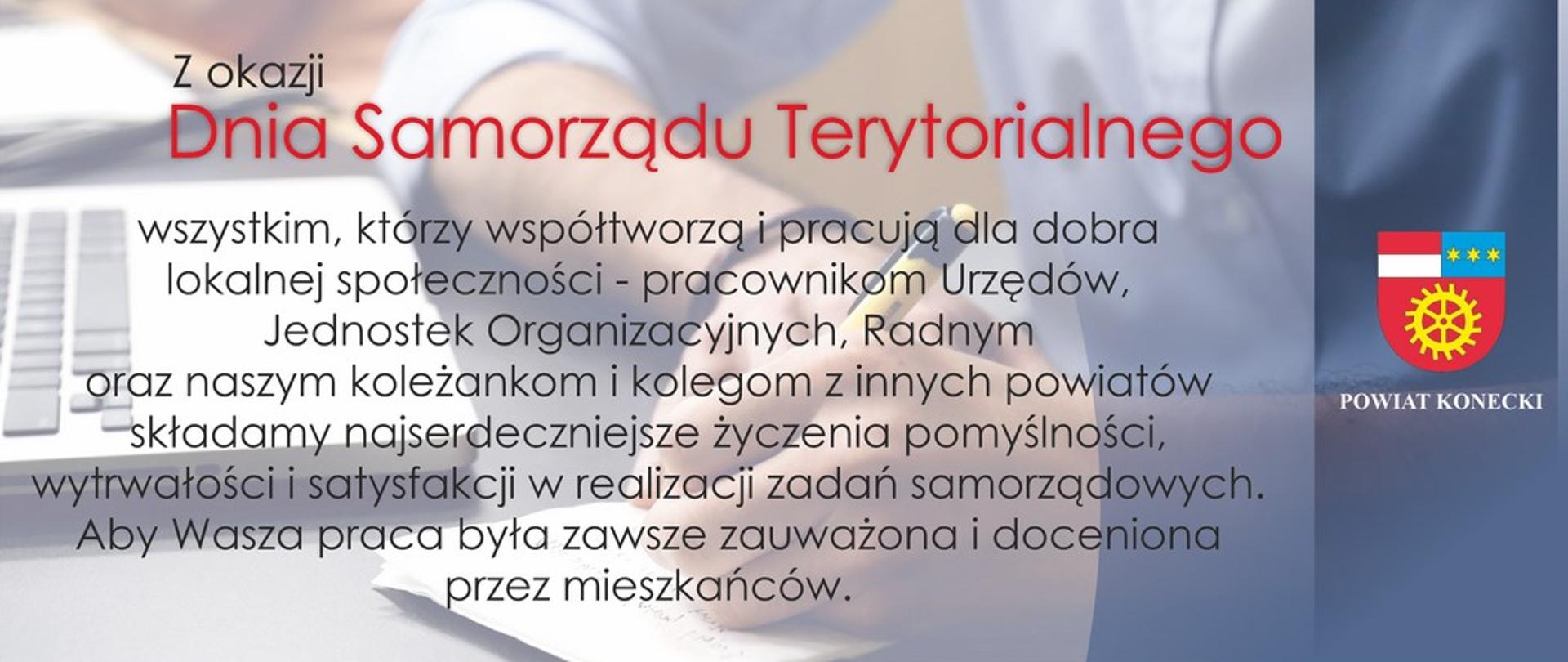 Życzenia z okazji Dnia Samorządu Terytorialnego