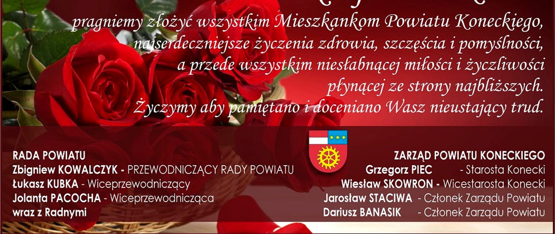 Życzenia z okazji Dnia Kobiet