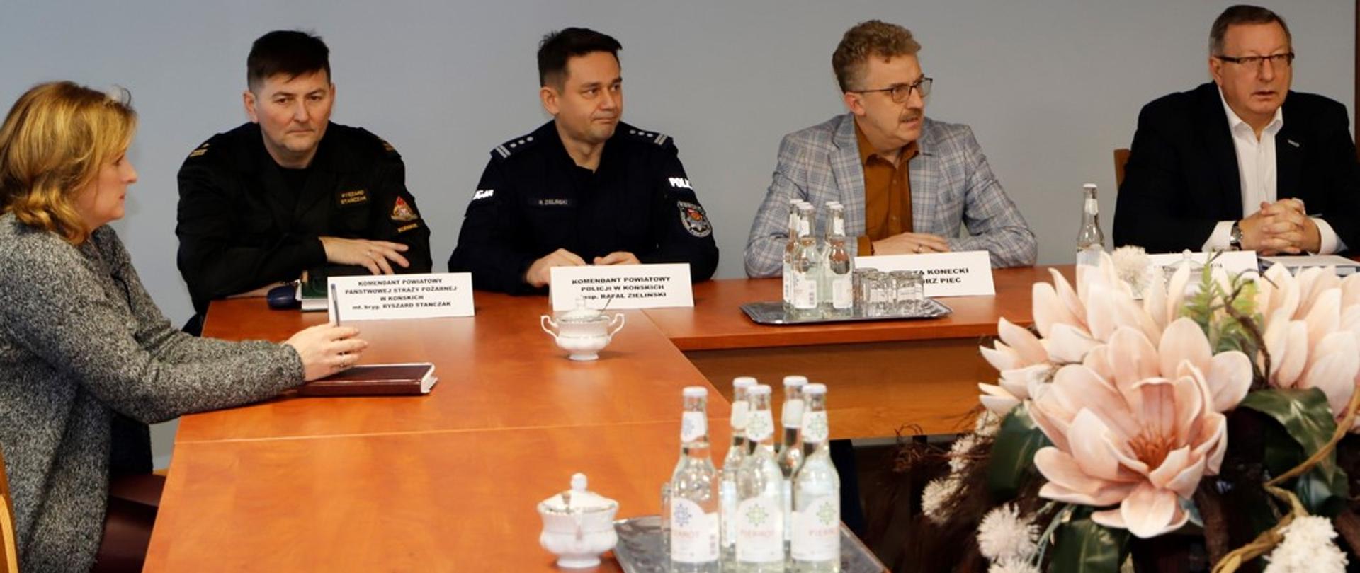 Ćwiczenia obronne w powiecie koneckim