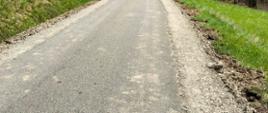 Wyremontowane pobocza przy drodze gminnej Lubenia-Cyb
